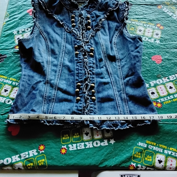Jean vest size large - Picture 8 of 11